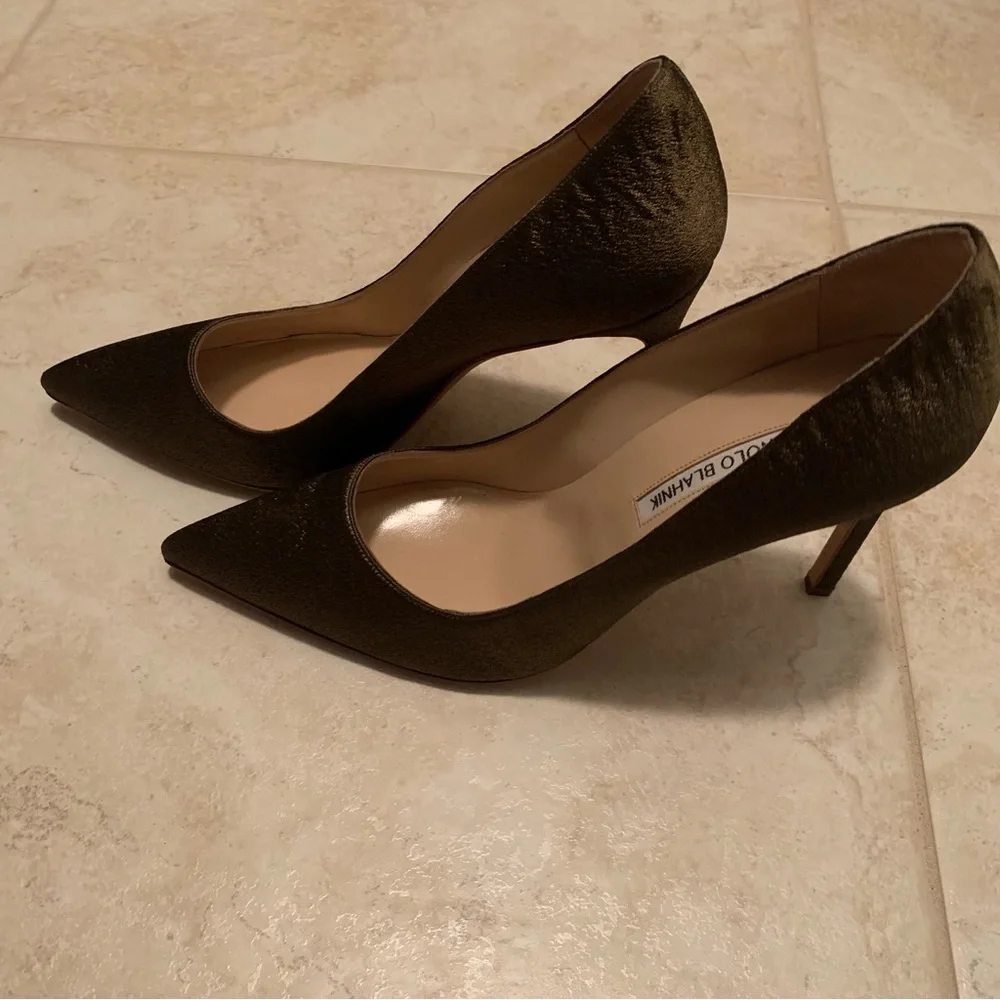 Manolo Blahnik Heels Shoes Size:11.5 - Picture 4 of 5